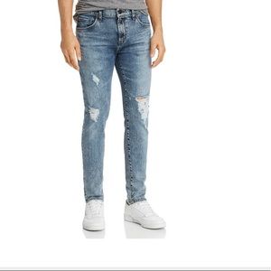 NWT JBRAND Mick Super Skinny Fit Jeans In Floritus SIZE 36